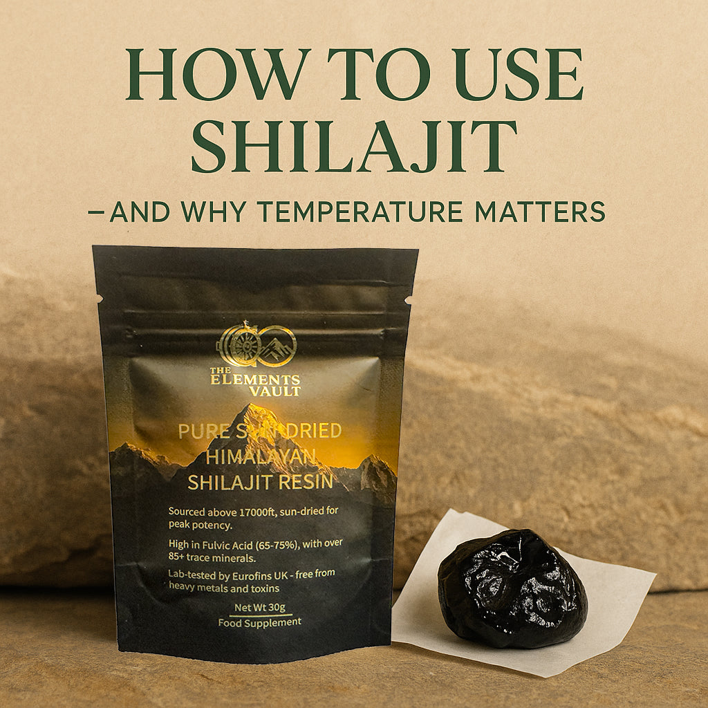 How to Use Shilajit – and Why Temperature Matters – The Elements Vault