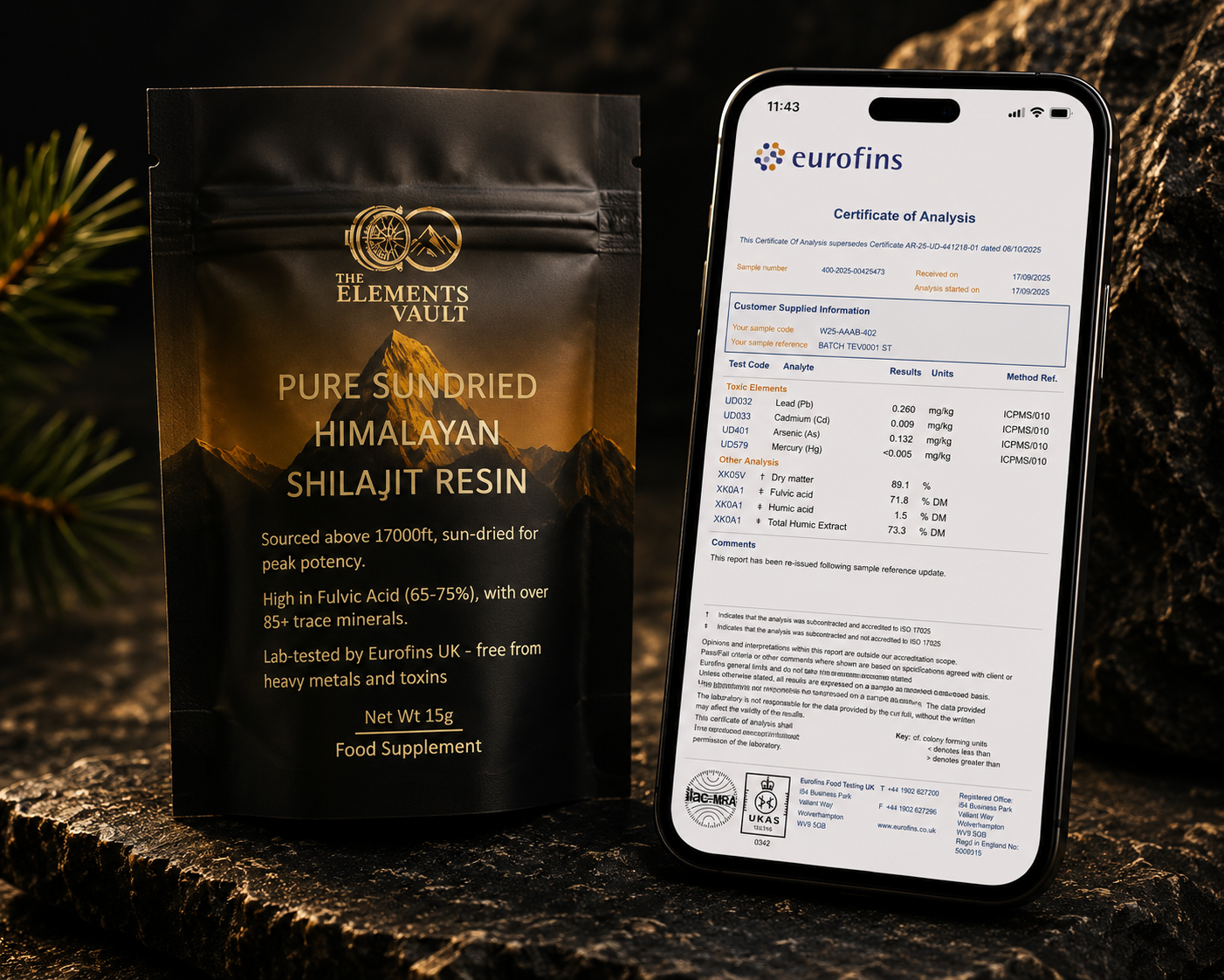 TEV Duo Bundle – 2 × 30g Pure Himalayan Shilajit Resin