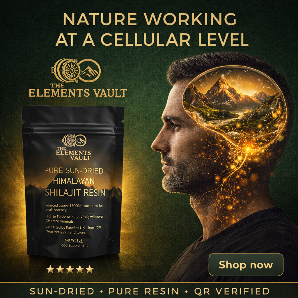 Pure Himalayan Shilajit Resin 71.8% Fulvic Acid | UK Lab Tested | QR V ...