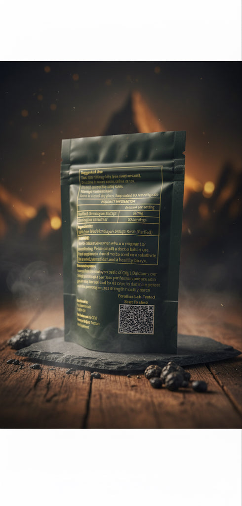 2 Month Supply - Pure Himalayan Shilajit Resin 4 step Purified & Lab-Tested