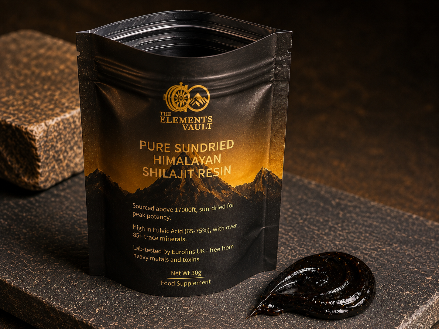 TEV Duo Bundle – 2 × 30g Pure Himalayan Shilajit Resin